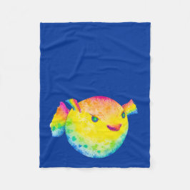 Pufffisch Fleecedecke