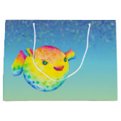 Pufffisch Große Geschenktüte (Vorderseite)
