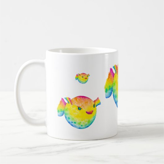Pufffisch Kaffeetasse (Links)