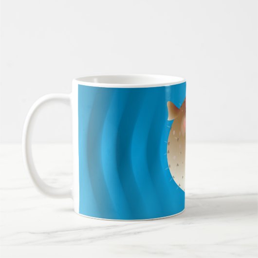 Pufffisch Kaffeetasse (Links)