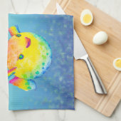 Pufffisch Küchentuch (Viertel Falte)