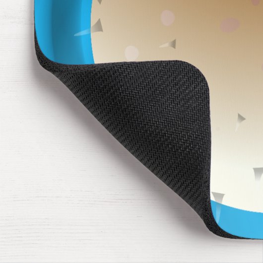 Pufffisch Mousepad (Ecke)