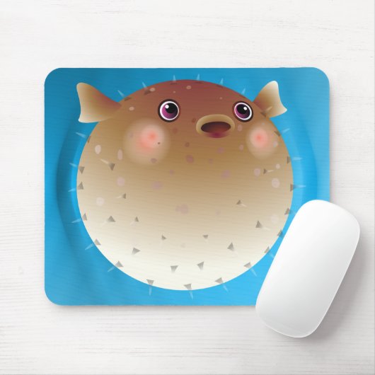Pufffisch Mousepad (Mit Mouse)