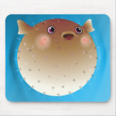 Pufffisch Mousepad (Vorne)