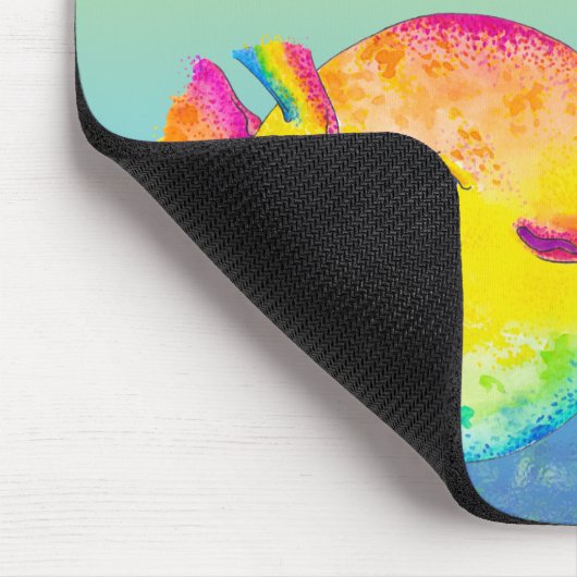 Pufffisch Mousepad (Ecke)