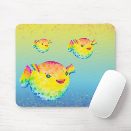 Pufffisch Mousepad (Mit Mouse)
