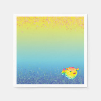 Pufffisch Serviette