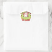 Puffi Donut Worry Runder Aufkleber (Tasche)