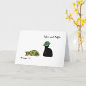 Puffie und Muffie St Patrick Tageskarte Karte (Gelbe Blume)