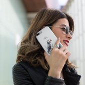 Puffin auf einer Felsenwasserfarbe, nach Maß Case-Mate iPhone Hülle