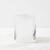 Puffin auf einer Felsenwasserfarbe, nach Maß Mattglastasse (Mittel)