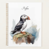 Puffin auf einer Felsenwasserfarbe, nach Maß Planer (Vorderseite)