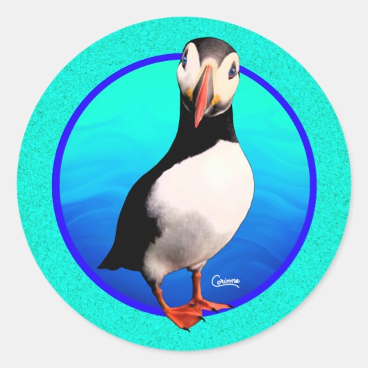 Puffin - Aufkleber für den Umschlag (Vorderseite)