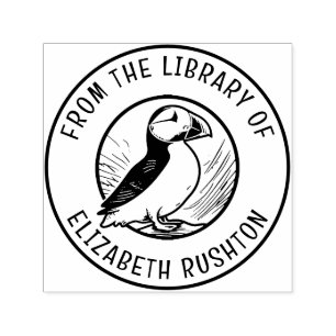 Puffin aus der Bibliothek des Buchzeichens Permastempel