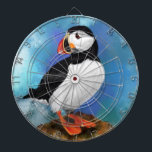 Puffin Bird Dart Board Dartscheibe<br><div class="desc">Beautiful Atlantic Puffin Bird Dart Boards</div>