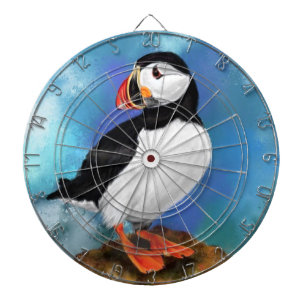 Puffin Bird Dart Board Dartscheibe