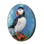 Puffin Bird Dart Board Dartscheibe (Vorderseite rechts)