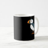 Puffin Bird Funny IcelSeaBird Lover Geschenk Männe Kaffeetasse (VorderseiteRechts)