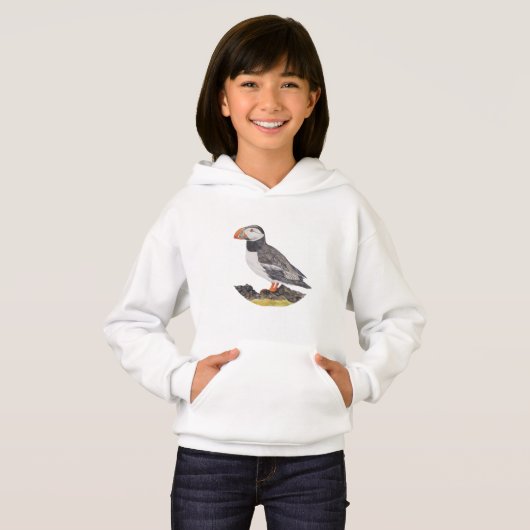 Puffin Bird Hoodie (Vorne ganz)