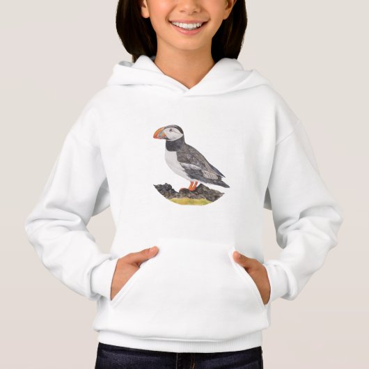 Puffin Bird Hoodie (Vorderseite)