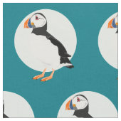 Puffin Bird Illustration Stoff (Nahaufnahme)