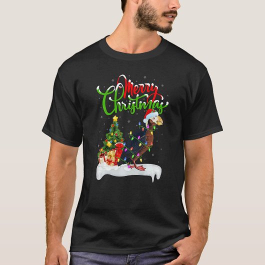 Puffin Bird  Xmas Decorations Santa Puffin Christm T-Shirt (Vorderseite)
