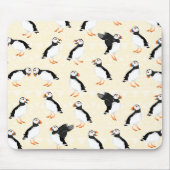 Puffin Birds Pattern Mousepad (Vorne)