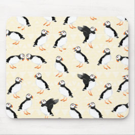 Puffin Birds Pattern Mousepad