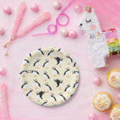 Puffin Birds Pattern Pappteller (Party)
