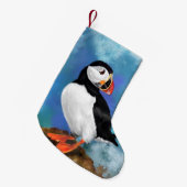 Puffin Christmas Stockings Kleiner Weihnachtsstrumpf (Vorderansicht (hängend))