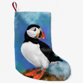 Puffin Christmas Stockings Kleiner Weihnachtsstrumpf (Vorderseite)