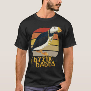 Puffin Daddy Cool Retro Vintag Puffin Rapper T-Shirt