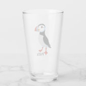 Puffin Design Drink Glas (Rückseite)