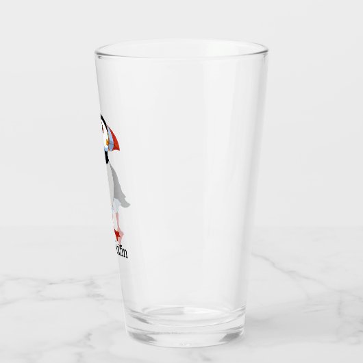 Puffin Design Drink Glas (Links)