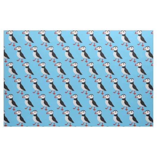 Puffin Design Fabric Stoff (Yard (91,4 cm))