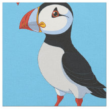 Puffin Design Fabric