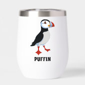 Puffin Design Thermal Wine Tumbler (Rückseite)