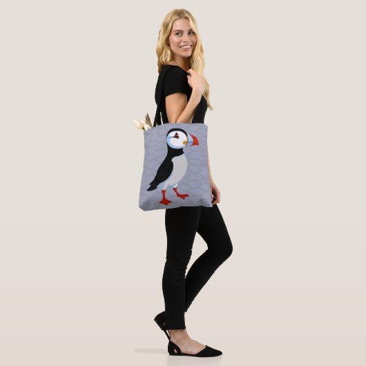 Puffin Design Tote Bag Tasche (Am Model)