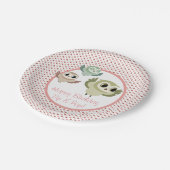 Puffin-Felsen-Party-Platte - die Schreie Pappteller (Schrägansicht)