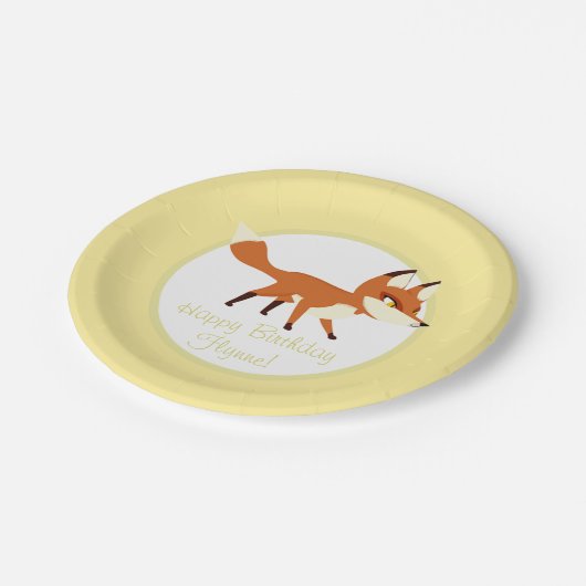 Puffin-Felsen-Party-Platte - Flynne Pappteller (Schrägansicht)