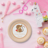 Puffin-Felsen-Party-Platte - moosig Pappteller (Party)