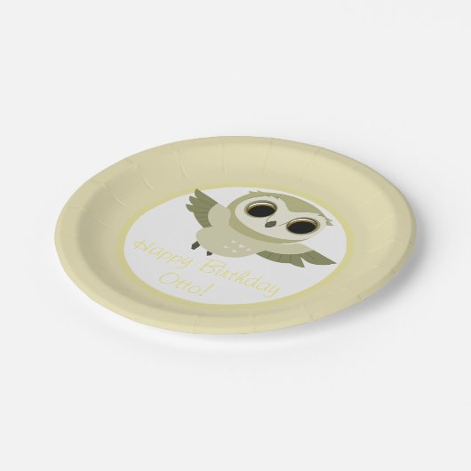 Puffin-Felsen-Party-Platte - Otto Pappteller (Schrägansicht)