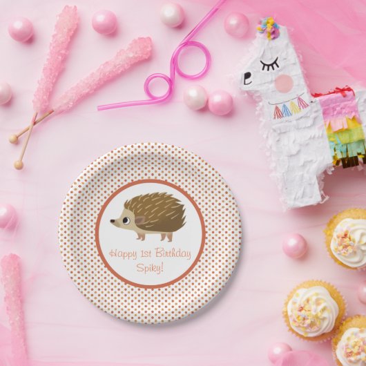 Puffin-Felsen-Party-Platte - stachelig Pappteller (Party)