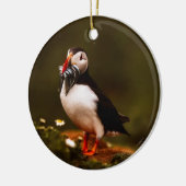 Puffin Fish Animal Bird Wildlife Atlantic Island Keramik Ornament (Links)