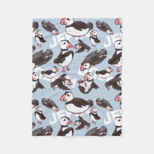 Puffin-Fleece-Baby-Decke Fleecedecke