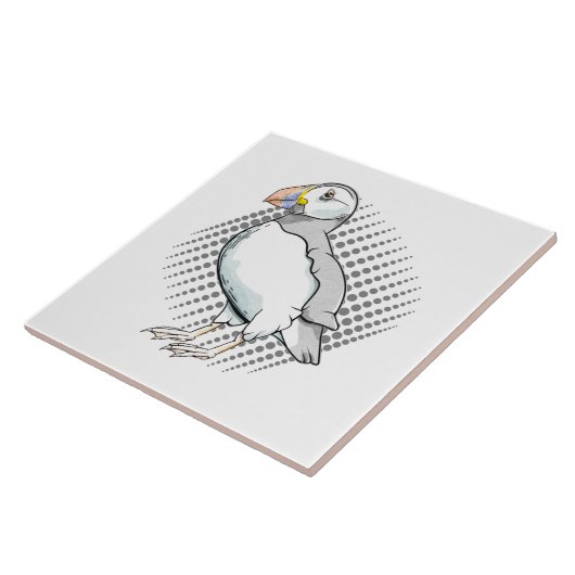 Puffin Fliese (Seite)