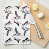 Puffin Frenzy Küchentuch (Viertel Falte)