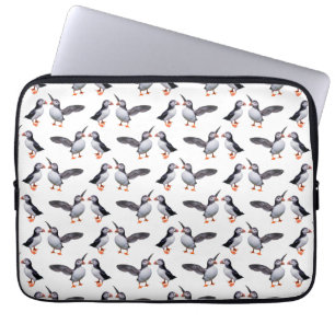 Puffin Frenzy Laptop Sleeve (Farbe auswählen)