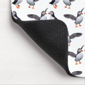 Puffin Frenzy Mousemat (weiß) Mousepad (Ecke)