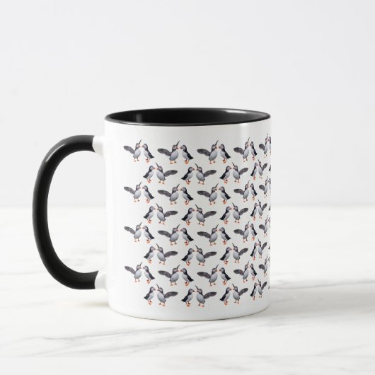 Puffin Frenzy Tasse (Links)